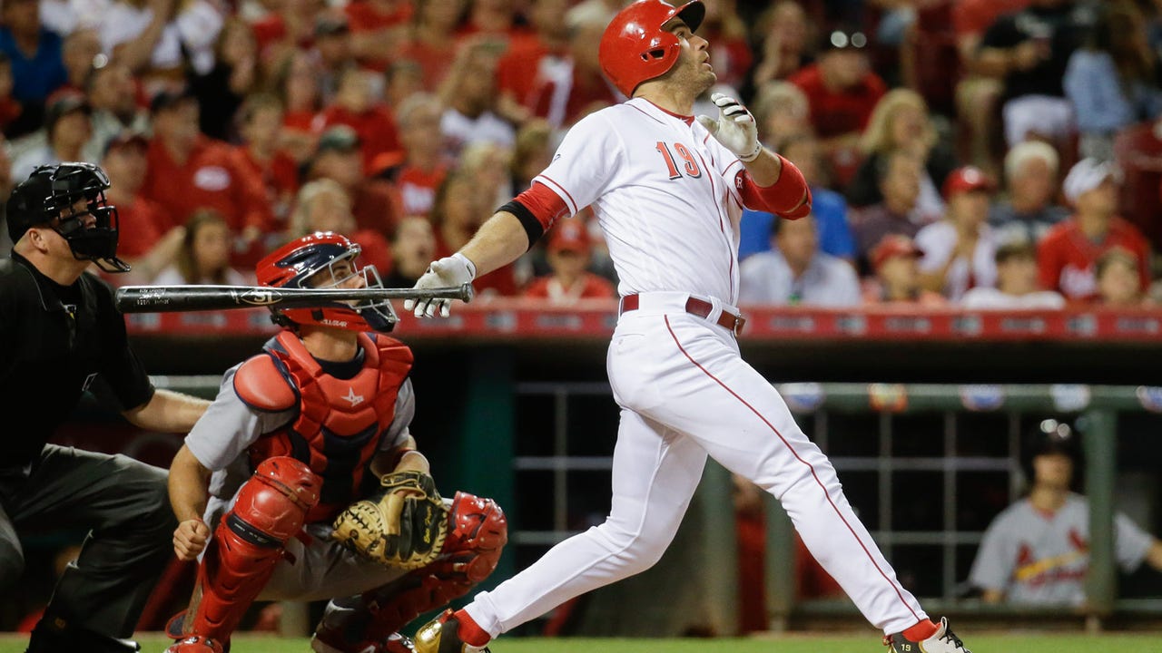 Cards tie game in ninth but give up walk-off homer to Votto in 7-6 loss to Reds